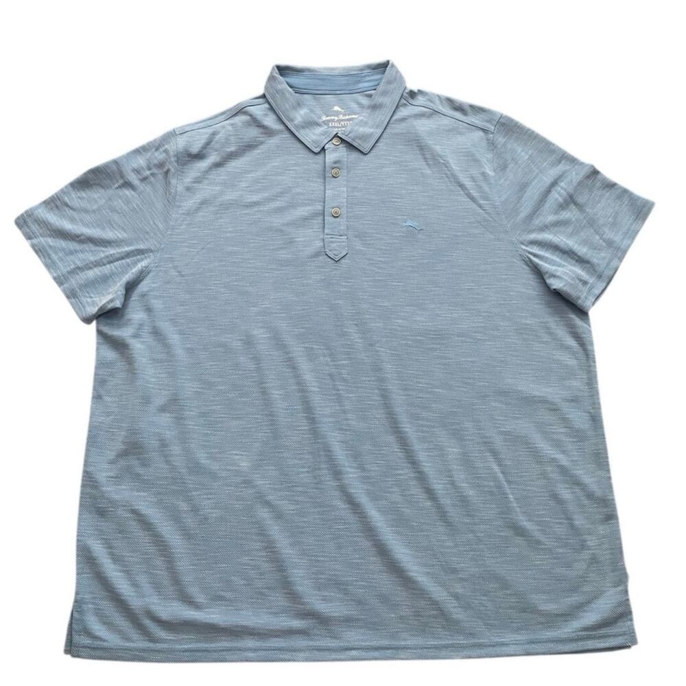 Tommy Bahama Mens 3XL Blue Polo Shirt